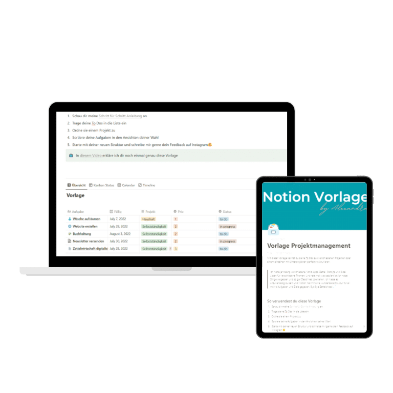 Notion auf Deutsch umstellen Alexandra Wohlleib